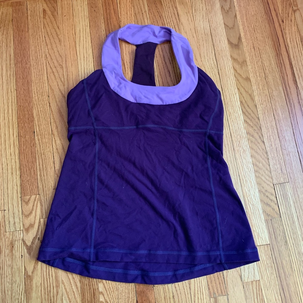 Lululemon Purple Racerback tank 10
